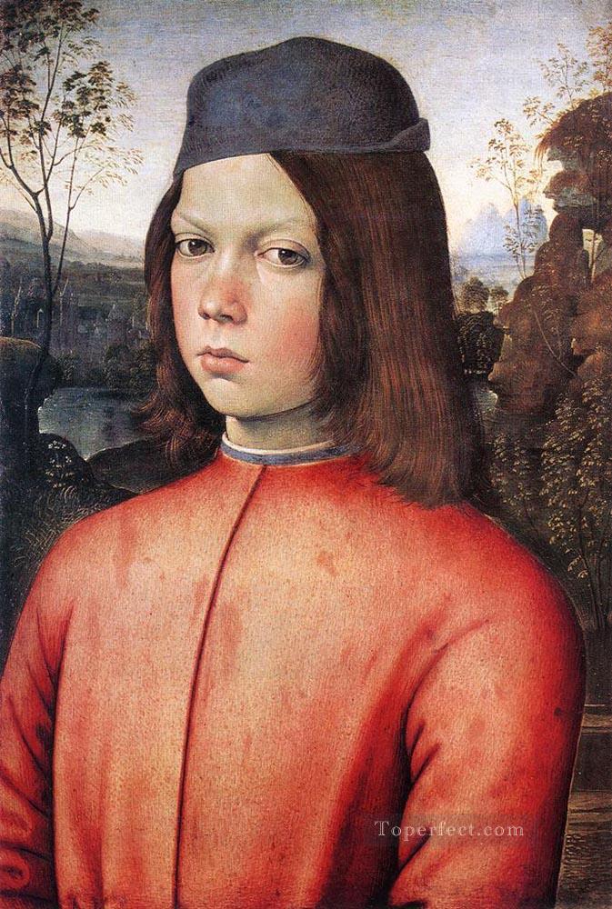 Portrait Of A Boy Renaissance Pinturicchio Oil Paintings